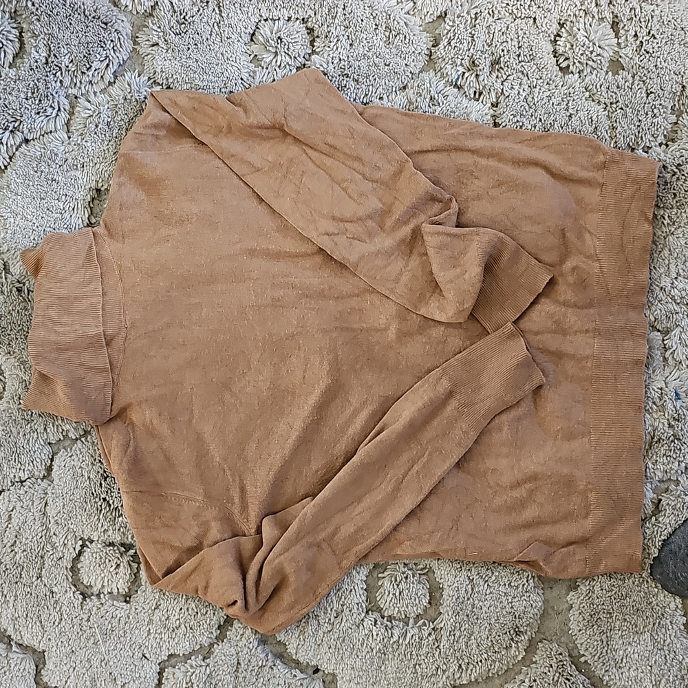 Ann Taylor Factory Brown Knit Sweater